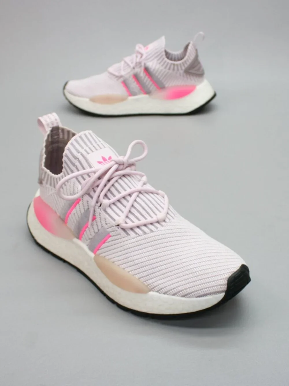 Adidas Ladies 10 NMD_W1 Almost Pink Preloved Fig Fashion Shoes Sneakers - IE8221